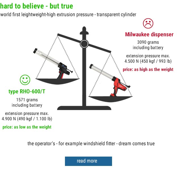 cordless dispenser RHO-600/T cordless dispenser RHO-600/T